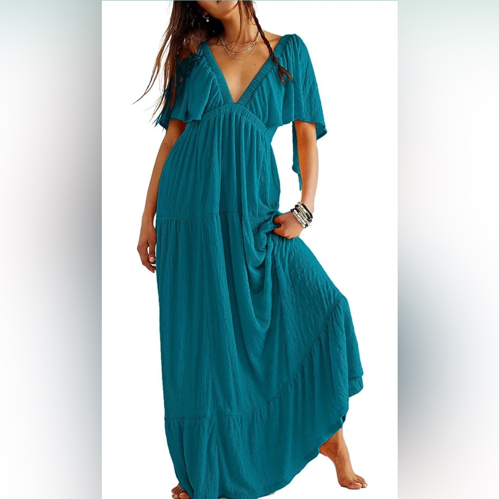 Teal Maxi Dress Amazon